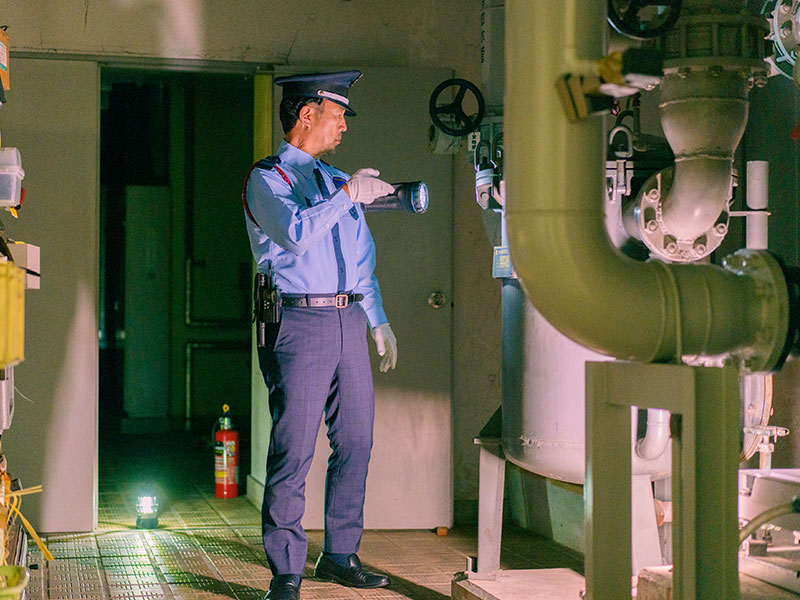 夜間の見守りに