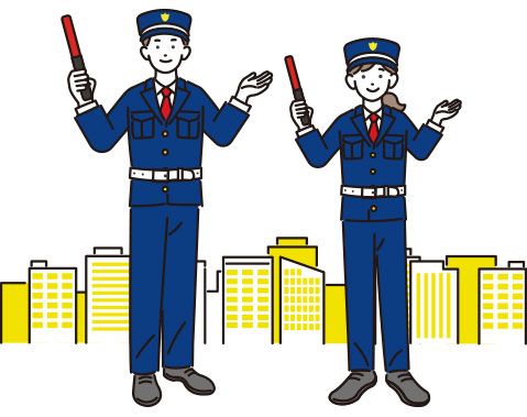 警備員イラスト